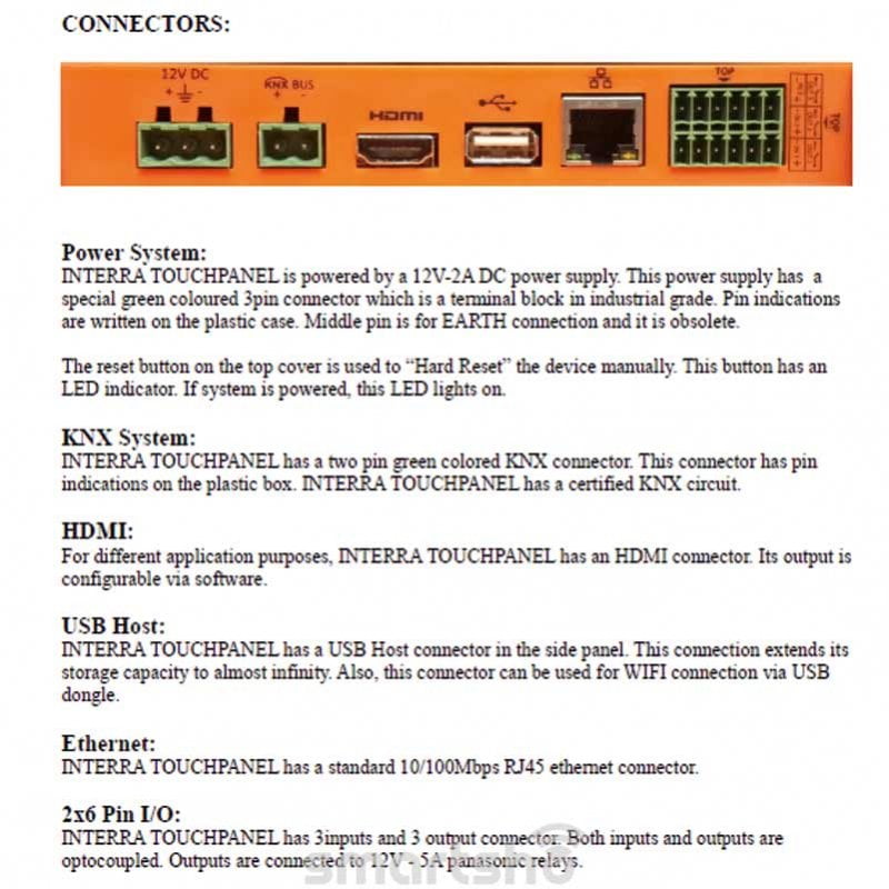 نمایشگر لمسی 7 اینچ اینترا کد ITR-107