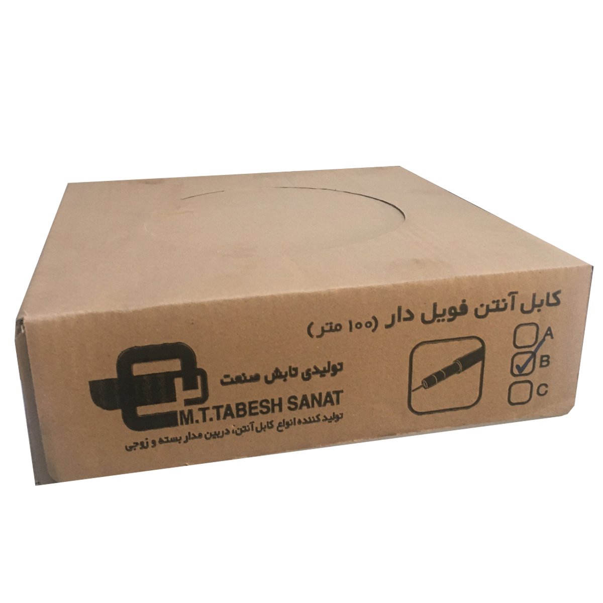 کابل آنتن تولیدی تابش صنعت مدل 4.5C-2V 75 ohm