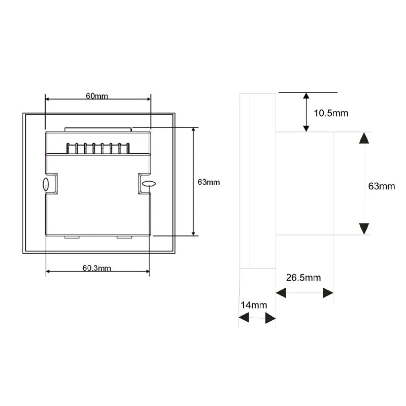 ترموستات زیمنس مدل RDF310.2/MM