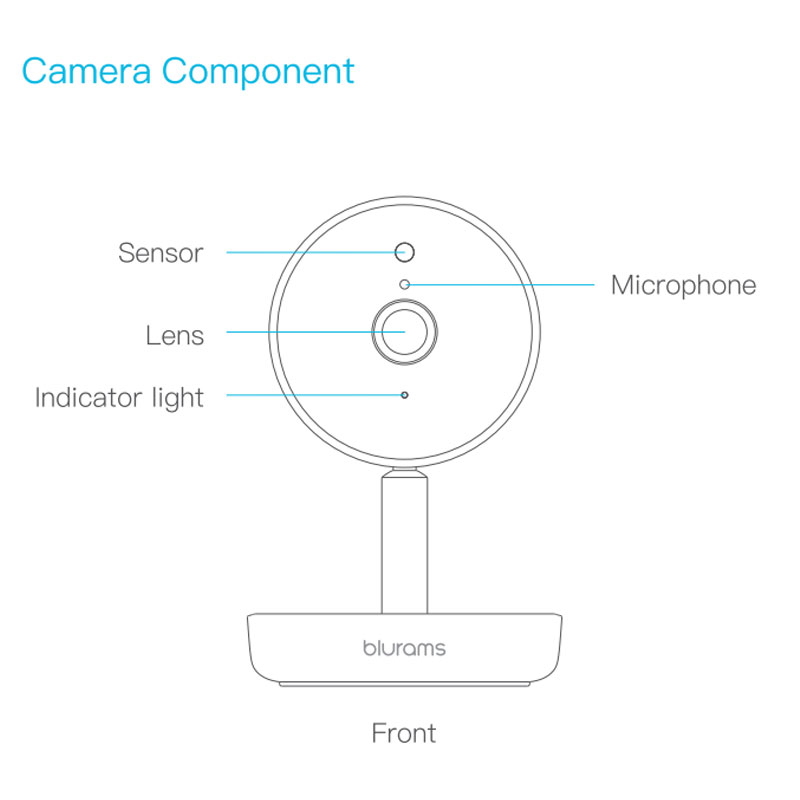 دوربین هوشمند بیسیم بلورمز مدل Blurams Home Pro 3 MP-A10C