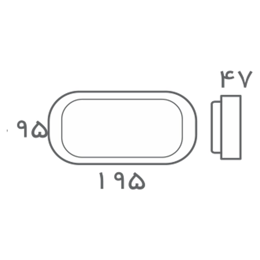 چراغ ال ای دی 13 وات افراتاب مدل ضد آب کد AF-BT-13WE