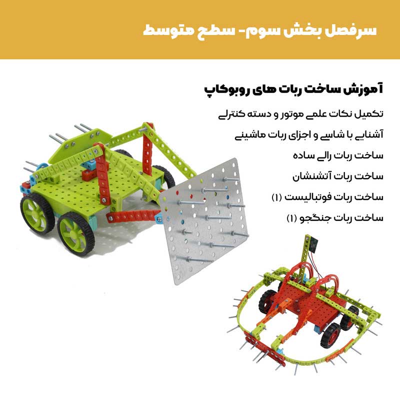 کیت آموزشی روبویونیک مدل فول پک رباتیک حرفه ای