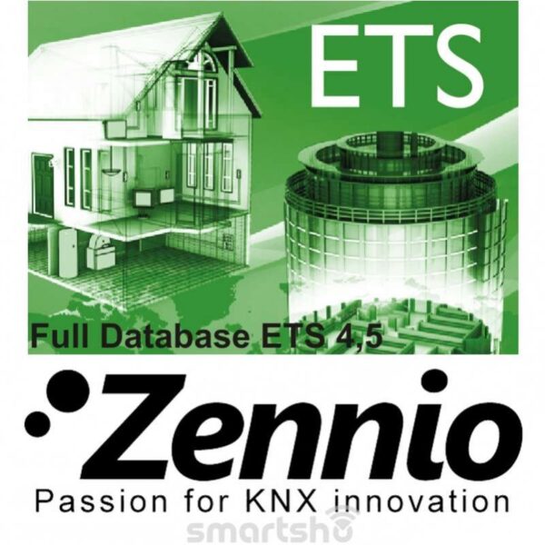 دیتابیس کامل نرم افزار ets محصولات Zennio