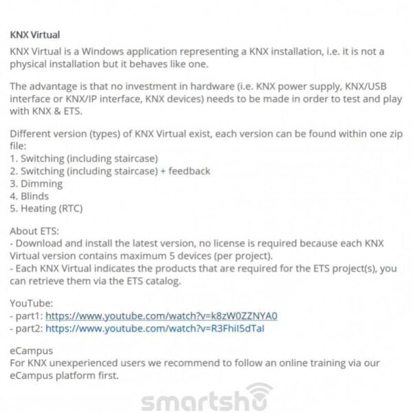 نرم افزار شبیه سازی KNX Virtual